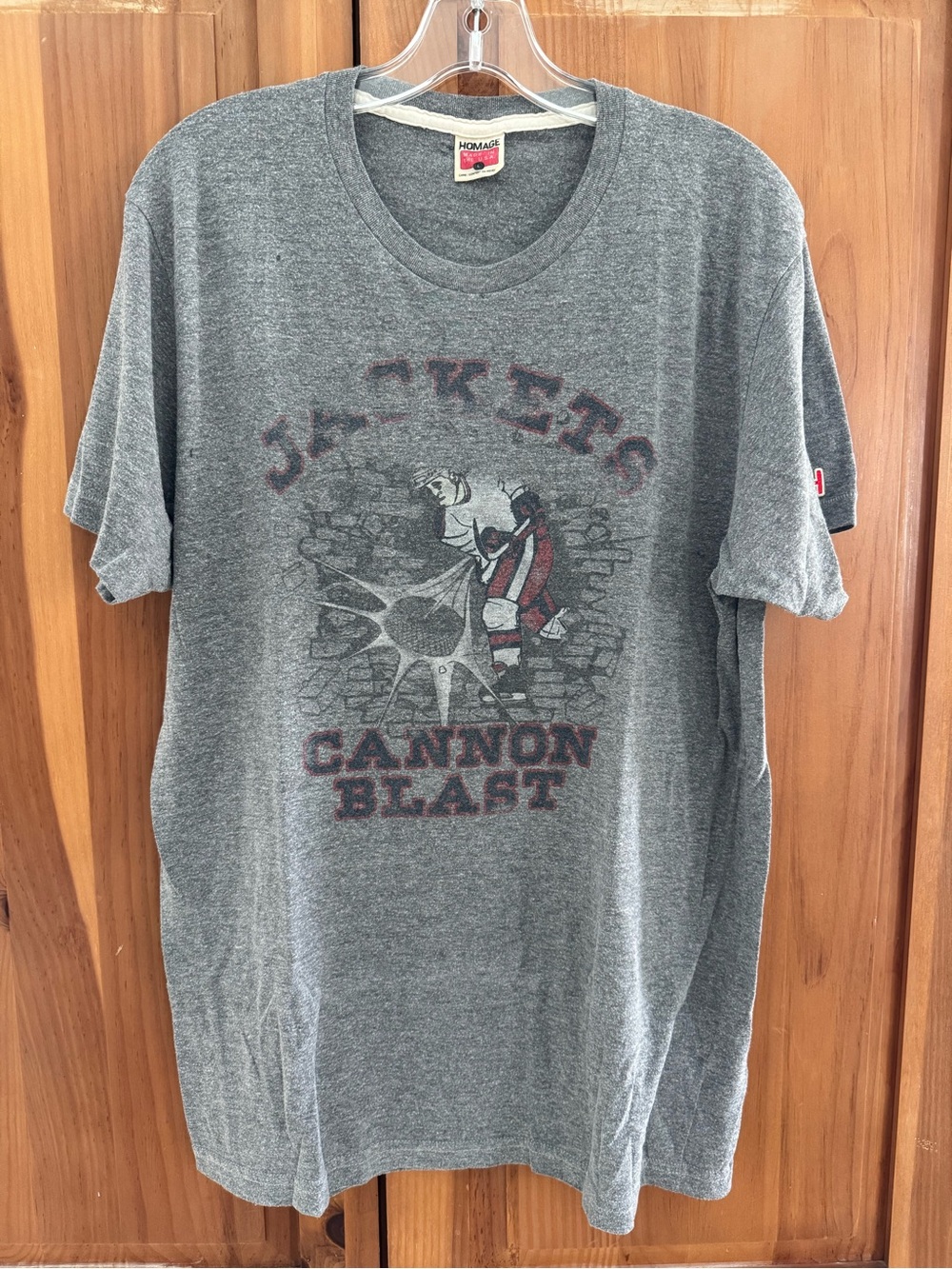 HOMAGE Columbus Blue Jackets Short Sleeve Graphic Tee